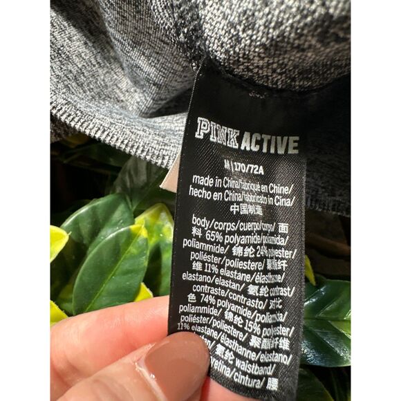 PINK ACTIVE Gray Leggings Size Medium - Picture 4 of 4